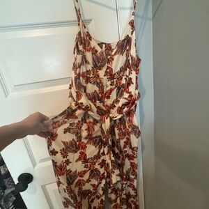 Floral Print Jumpsuit